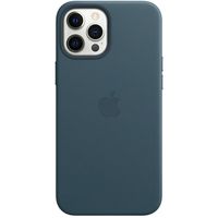 Apple Leather Backcover MagSafe Apple iPhone 12 Pro Max - Baltic Blue