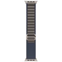 Apple Alpine Loop Band Apple Watch Series 1 t/m 10 / SE / Ultra (2) (44/45/46/49 mm) - Maat S - Blue