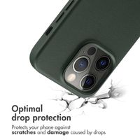 Accezz Leather Back Cover with MagSafe Apple iPhone 14 Pro - Cedar Green