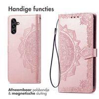 imoshion Mandala Bookcase Samsung Galaxy A25 (5G) - Rosé Goud