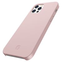 Valenta Luxe Leather Backcover iPhone 12 (Pro) - Roze