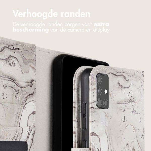 imoshion Design Bookcase Samsung Galaxy A51 - Sandy Marble