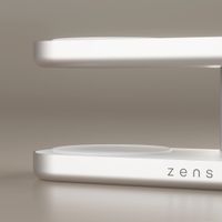 Zens Quattro Wireless Charger Pro 4 - Draadloos oplaadstation - Geschikt voor Qi2 en MagSafe - Wit