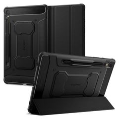 Spigen Rugged Armor Pro Bookcase Samsung Galaxy Tab S9 11.0 inch - Zwart