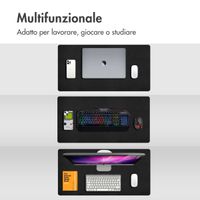 imoshion Bureau onderlegger 80 x 40 cm - S - Zwart