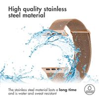 imoshion Milanese magnetic band Apple Watch | 44/45/46/49 mm - Size M - Rose Gold