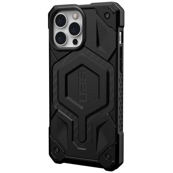 UAG Monarch Backcover MagSafe iPhone 13 Pro Max - Carbon Fiber