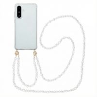 imoshion Backcover met koord + armband Samsung Galaxy A56 - Parels Hartjes