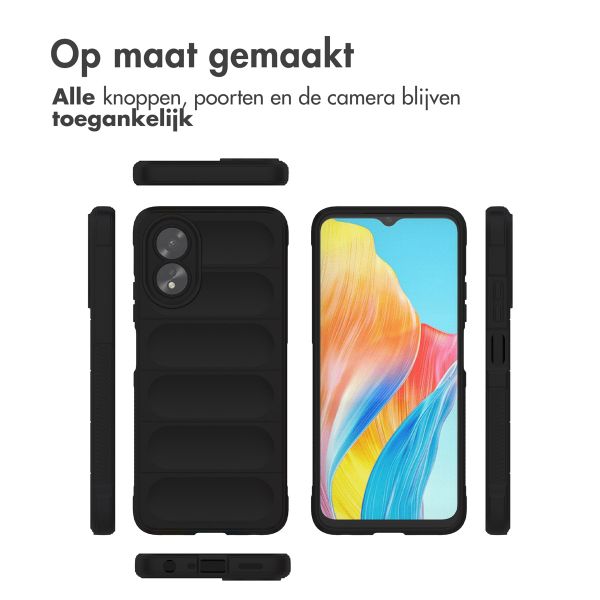 imoshion EasyGrip Backcover Oppo A18 / Oppo A38 - Zwart