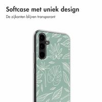 imoshion Design hoesje Samsung Galaxy A34 (5G) - Leaves Line-Art