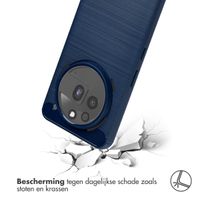 imoshion Brushed Backcover Nothing Phone (3a) Pro - Donkerblauw