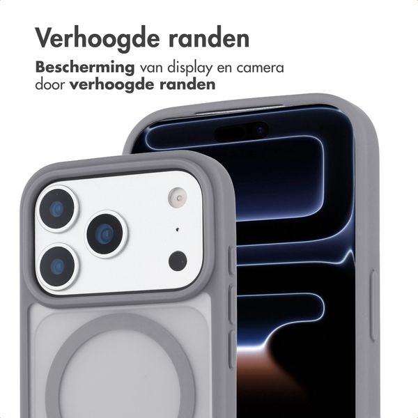 imoshion Color Guard Backcover met MagSafe Apple iPhone 17 Pro - Grijs