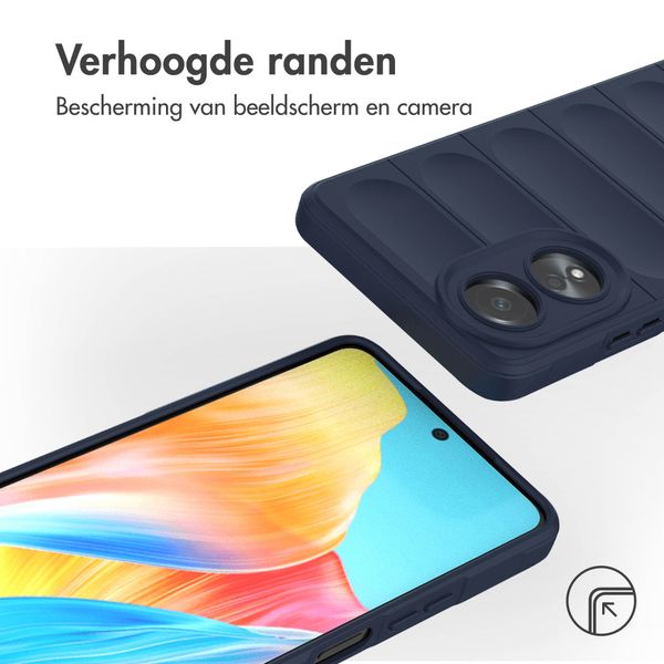 imoshion EasyGrip Backcover Oppo A58 (4G) - Donkerblauw