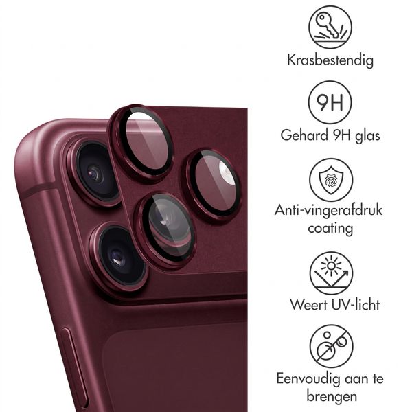 imoshion Camera Protector Glas 2 Pack Apple iPhone 18 Pro / 17 Pro - Plum