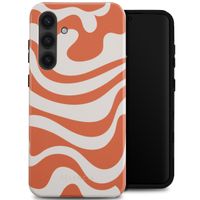 Selencia Vivid Tough Backcover Samsung Galaxy S24 - Dream Swirl Orange