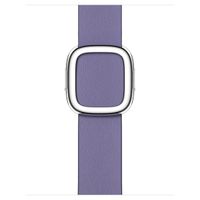 Apple Leather Band Modern Buckle Apple Watch Series 1 t/m 9 / SE (38/40/41 mm) | Series 10 (42 mm) - Maat L - Wisteria