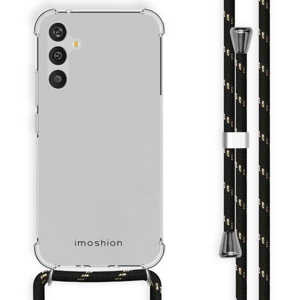 imoshion Backcover met koord Samsung Galaxy A34 (5G) - Zwart / Goud