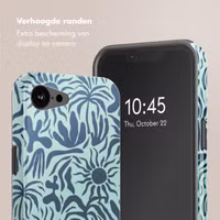 Selencia Vivid Backcover met MagSafe Apple iPhone 16e - Tropical Vibes Light Blue