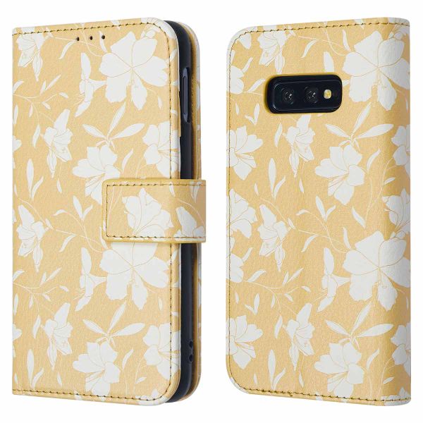 imoshion Design Bookcase Samsung Galaxy S10e - Yellow Flowers