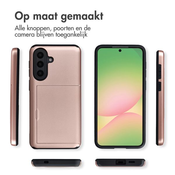 imoshion Backcover met pasjeshouder Samsung Galaxy A57 (5G) - Rose Gold