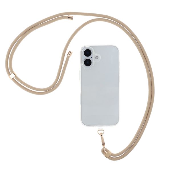 Selencia Universeel telefoonkoord - Beige