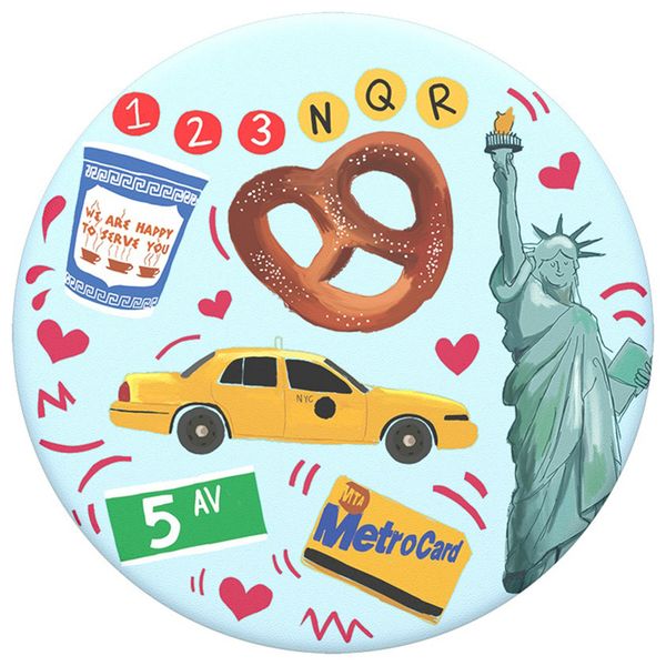 PopSockets PopGrip - Afneembaar - New York