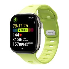 Nomad Tempo siliconen band Apple Watch Series 1 - 11 / SE / Ultra (44/45/46/49 mm) - Wide fit - Lime