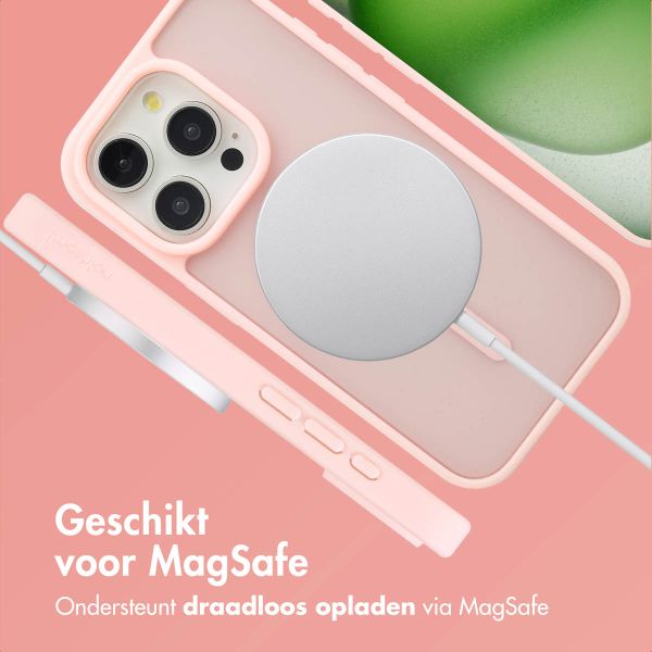 imoshion Color Guard Backcover met MagSafe iPhone 15 Pro - Lichtroze