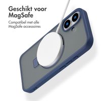 Accezz Ring Stand Backcover met MagSafe iPhone 16 - Blue