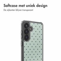 imoshion Design hoesje Samsung Galaxy S24 - Polka Dot Mintgroen