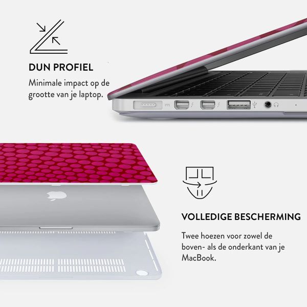 Burga Hardshell Cover Apple MacBook Pro 14 inch (2021 / 2023 M3 chip / 2024 M4 chip / 2025 M5 chip) - Reset Button