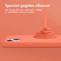 Accezz Liquid Silicone Backcover met MagSafe iPhone 14 Pro - Nectarine