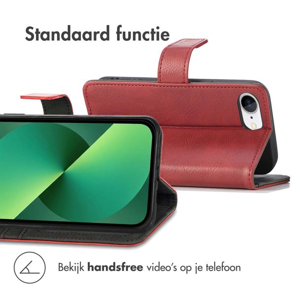 imoshion Luxe Bookcase Apple iPhone 17e / 16e - Rood