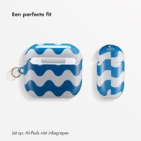 Selencia Vivid Case Apple AirPods 4 - Wave Vibes Classic Blue
