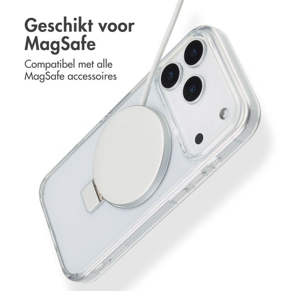Accezz Ring Stand Backcover met MagSafe Apple iPhone 17 Pro Max - Transparant