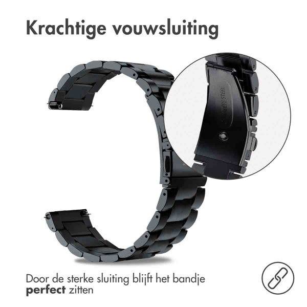 imoshion Stalen bandje  - Universeel 26 mm aansluiting - Zwart