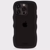 Holdit Wavy Case Apple iPhone 16 Pro - Black / Transparent