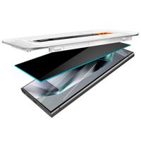 Spigen GLAStR Privacy EZ Fit Screenprotector + Applicator Samsung Galaxy S24 Ultra