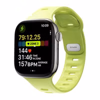 Nomad Tempo siliconen band Apple Watch Series 1 - 11 / SE / Ultra (44/45/46/49 mm) - Lime