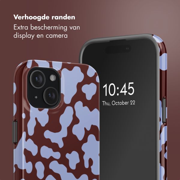 Selencia Vivid Backcover met MagSafe Apple iPhone 15 - Moo'd Lavender Glow