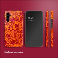 Selencia Vivid Backcover Samsung Galaxy A34 (5G) - Tropical Vibes Apricot