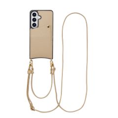 Selencia Nova Phone Case with Cord and Card Holder Samsung Galaxy S26 - Beige