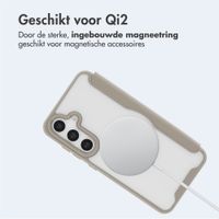 imoshion Transparante Bookcase met MagSafe Samsung Galaxy S25 / S24 - Beige