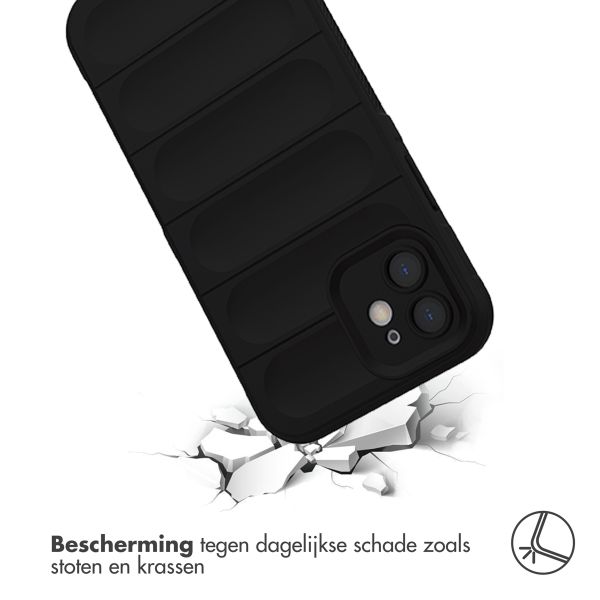 imoshion EasyGrip Backcover iPhone 12 - Zwart