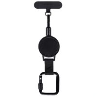 imoshion Uittrekbare Kabel met Karabijnhaak en Telefoonpad - Zwart