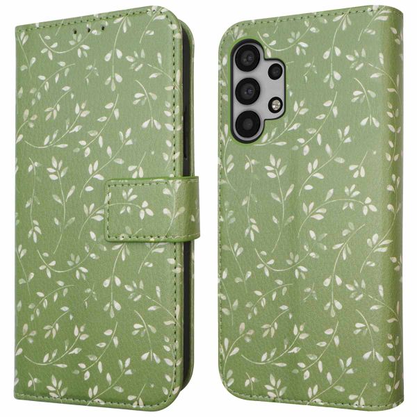 imoshion Design Bookcase Samsung Galaxy A32 (5G) - Green Flowers