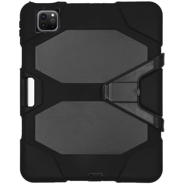 Extreme Protection Army Backcover iPad Air 11 inch (2024) M2 / Air 5 (2022) / Air 4 (2020) - Zwart