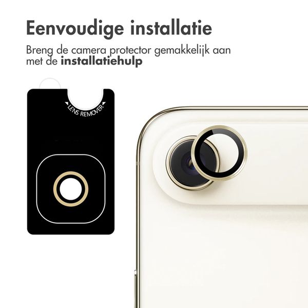 imoshion 2 Pack Camera lens protector Apple iPhone Air - Light Gold