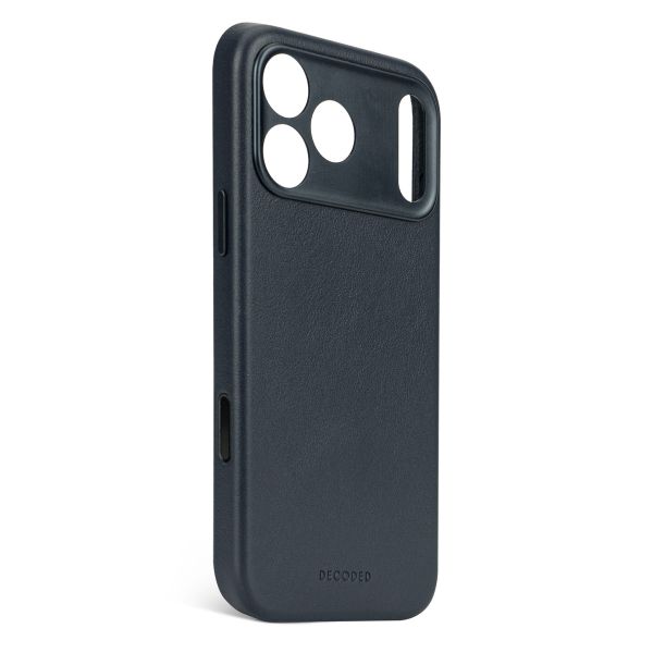 Decoded Leather Backcover MagSafe Apple iPhone 17 Pro Max - Navy Shadow