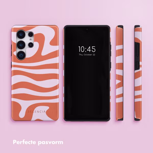 Selencia Vivid Backcover Samsung Galaxy S25 Ultra - Dream Swirl Pink